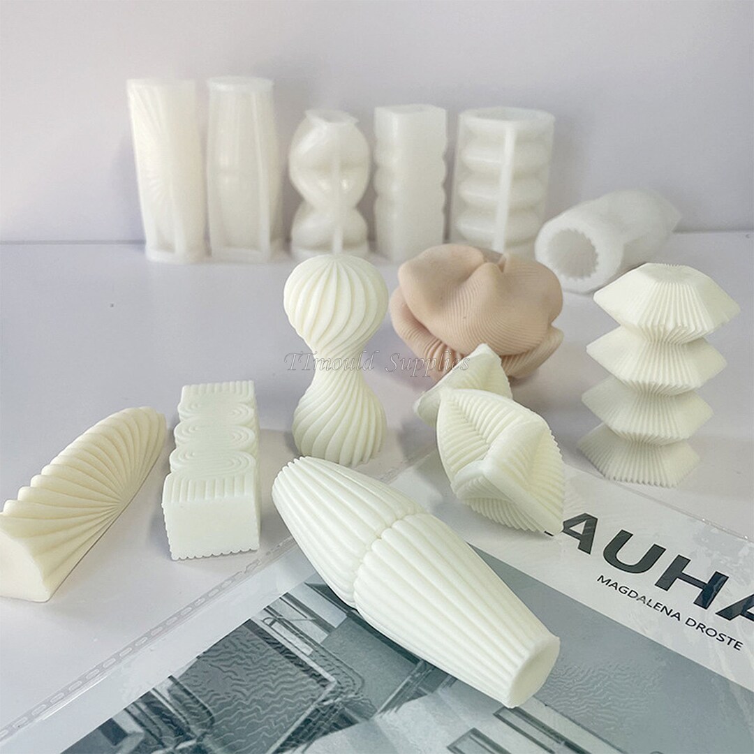 Geometric Silicone Candle Molds