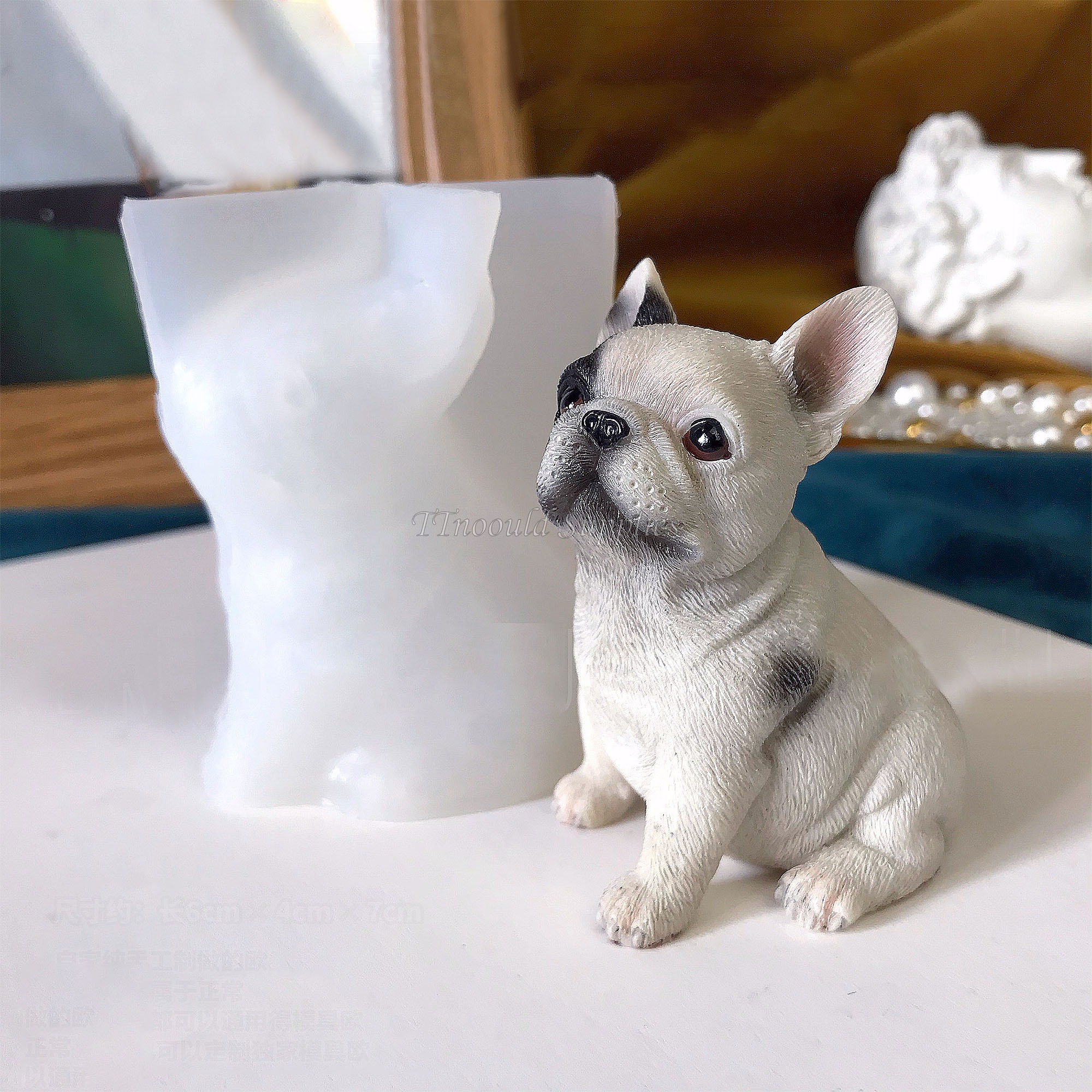 French Bulldog Ice Mold Cavity Bulldog Dog Shape Ice Cube Molds
