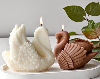 Swan Aniaml Silicone Mold: Cake Baking, Candle, Plaster Craft