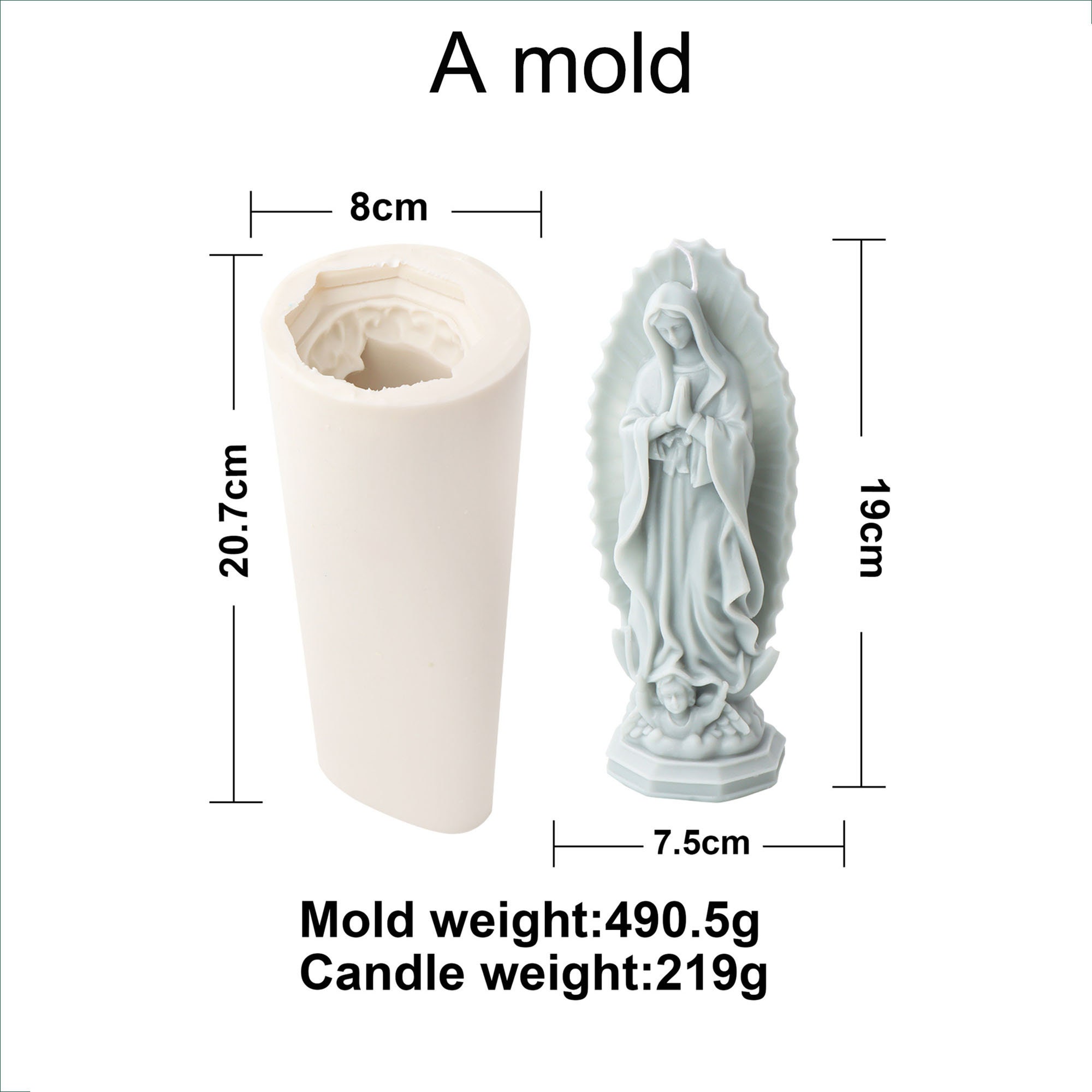 Stampi Per Candele Natale In Silicone - Forme Cervi E Alberi Per Fai Da Te - Foto 13