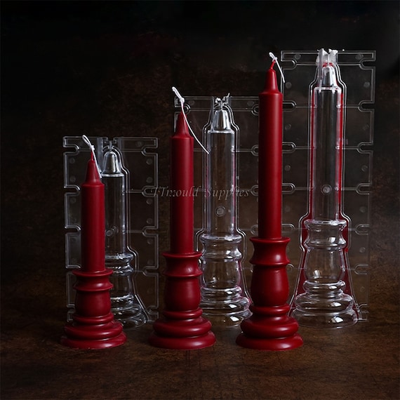Retro European -style Lighthouse Candle Acrylic Mold, Wedding Church Romantic Candle Decorative Plastic Mold