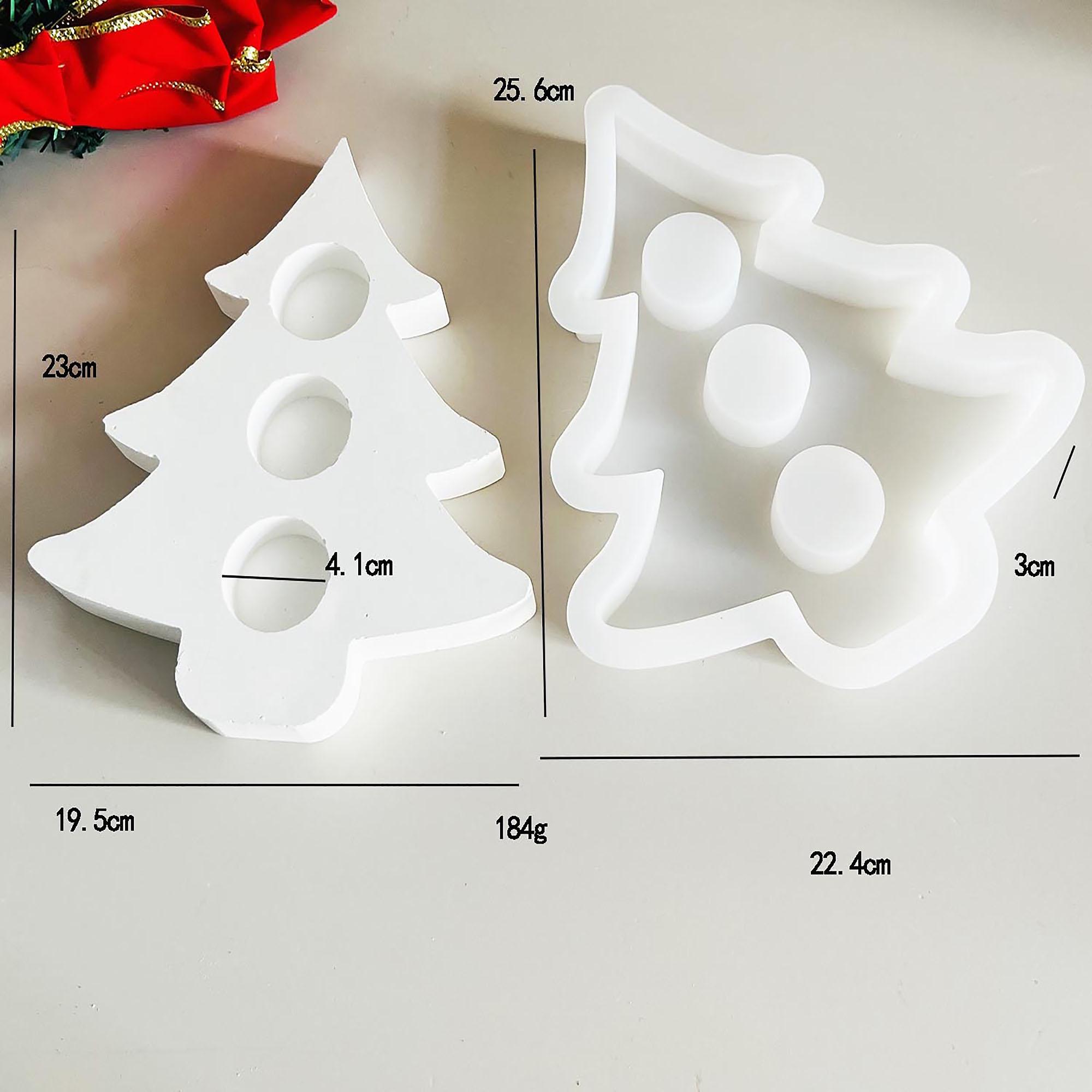 Ornement De Compte à Rebours De Noël Moule En Silicone, Bougeoir De