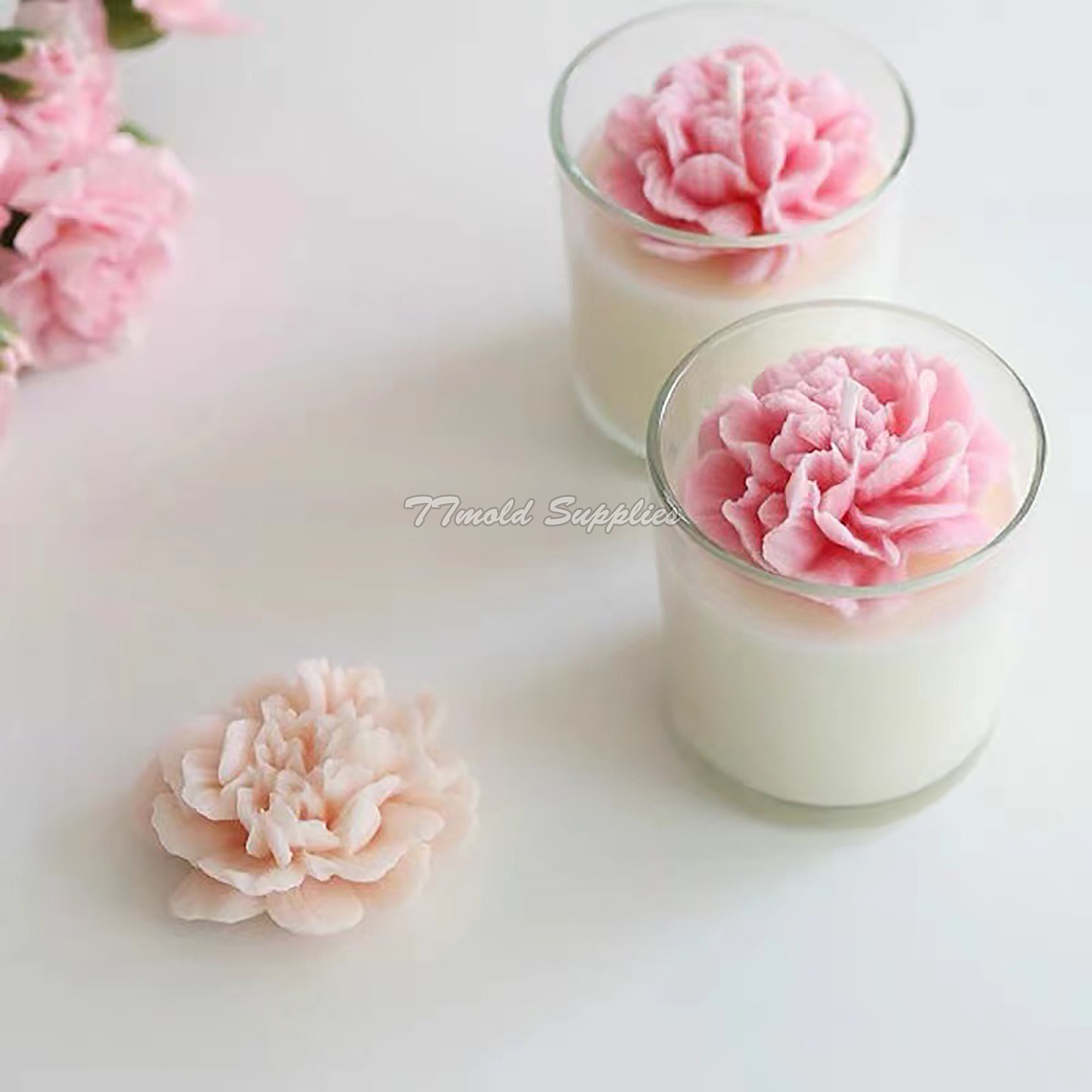 Austin Rose Candle Mold Korean Scented Candle Making Rose Candle Silicone  Mold 