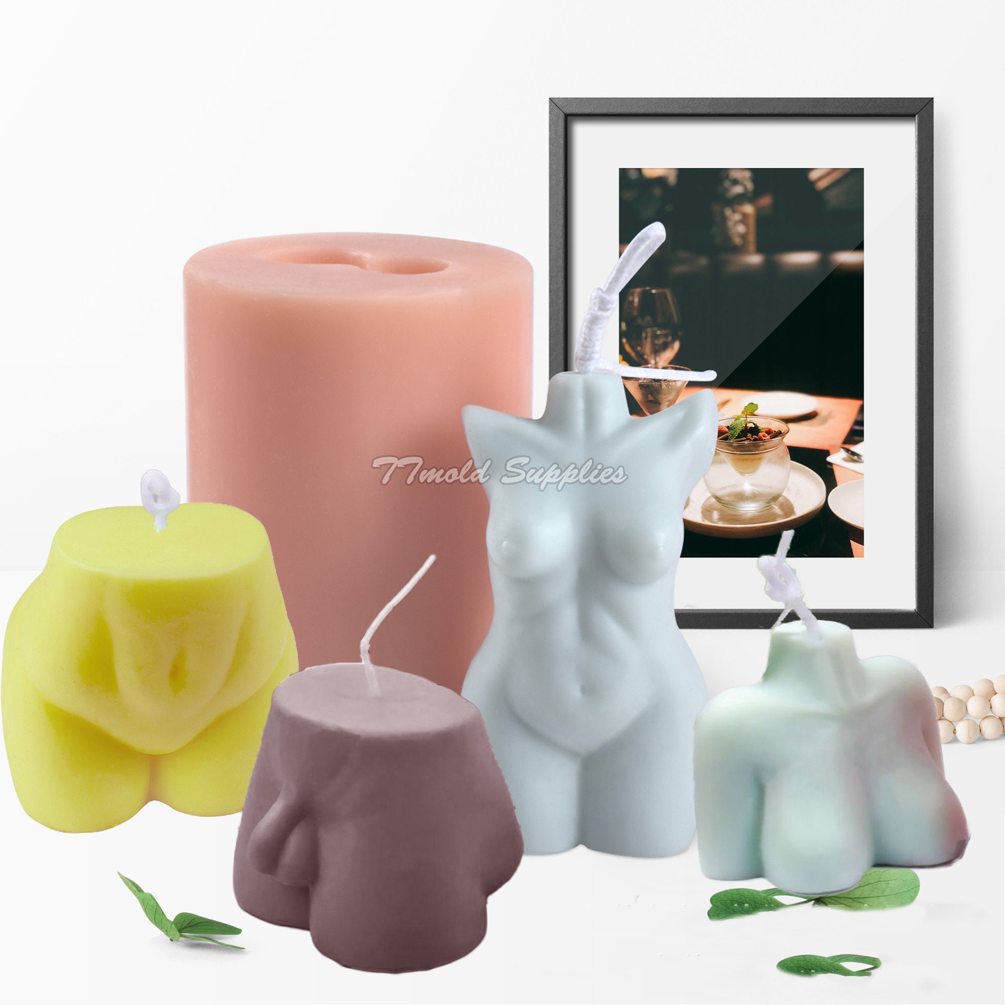 Handmade Boobs Tea Light Candle Holder