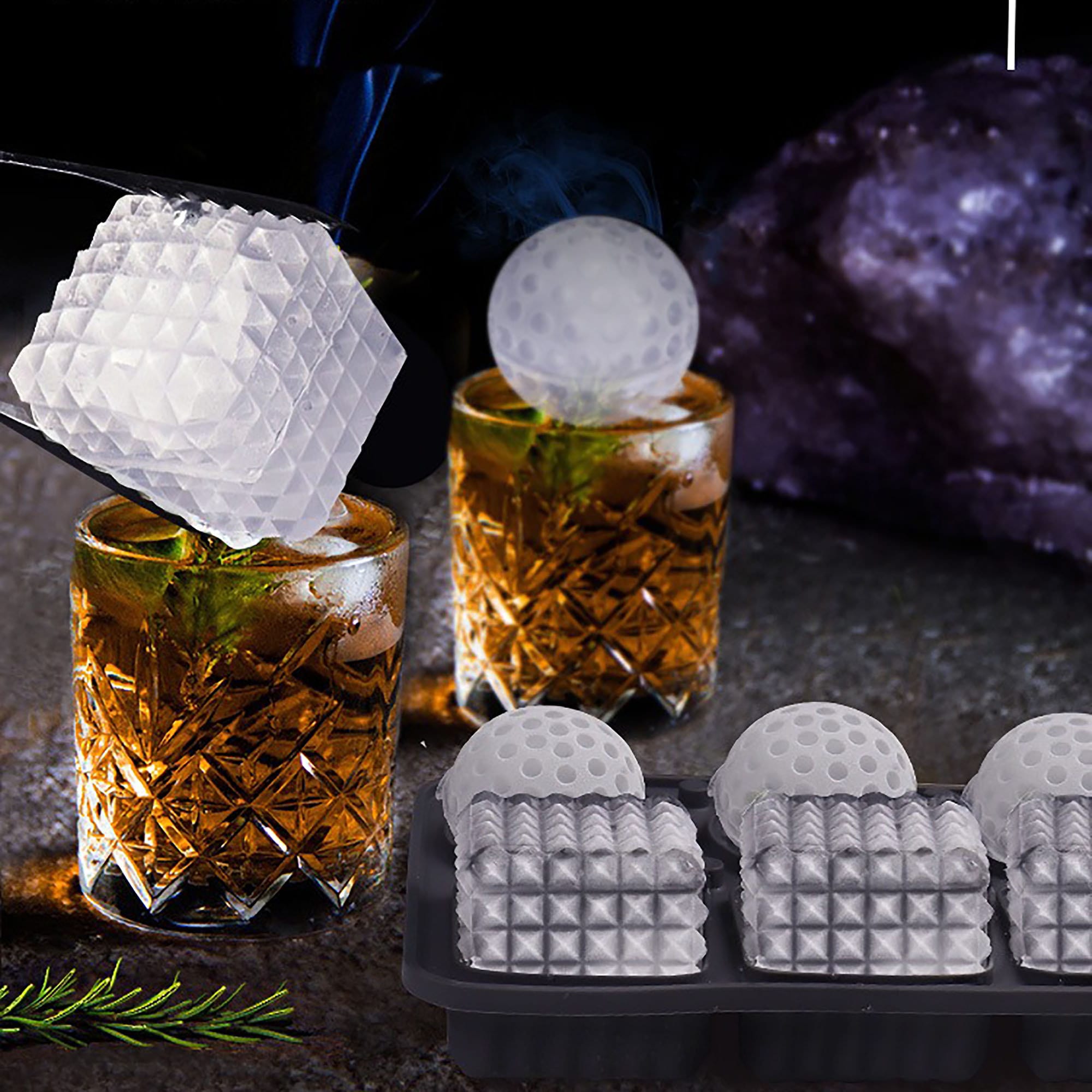 Large Ice Cube Tray For Whiskey,Perfect Etched Large Ice Cubes, - Shop | Tokopedia - View #9