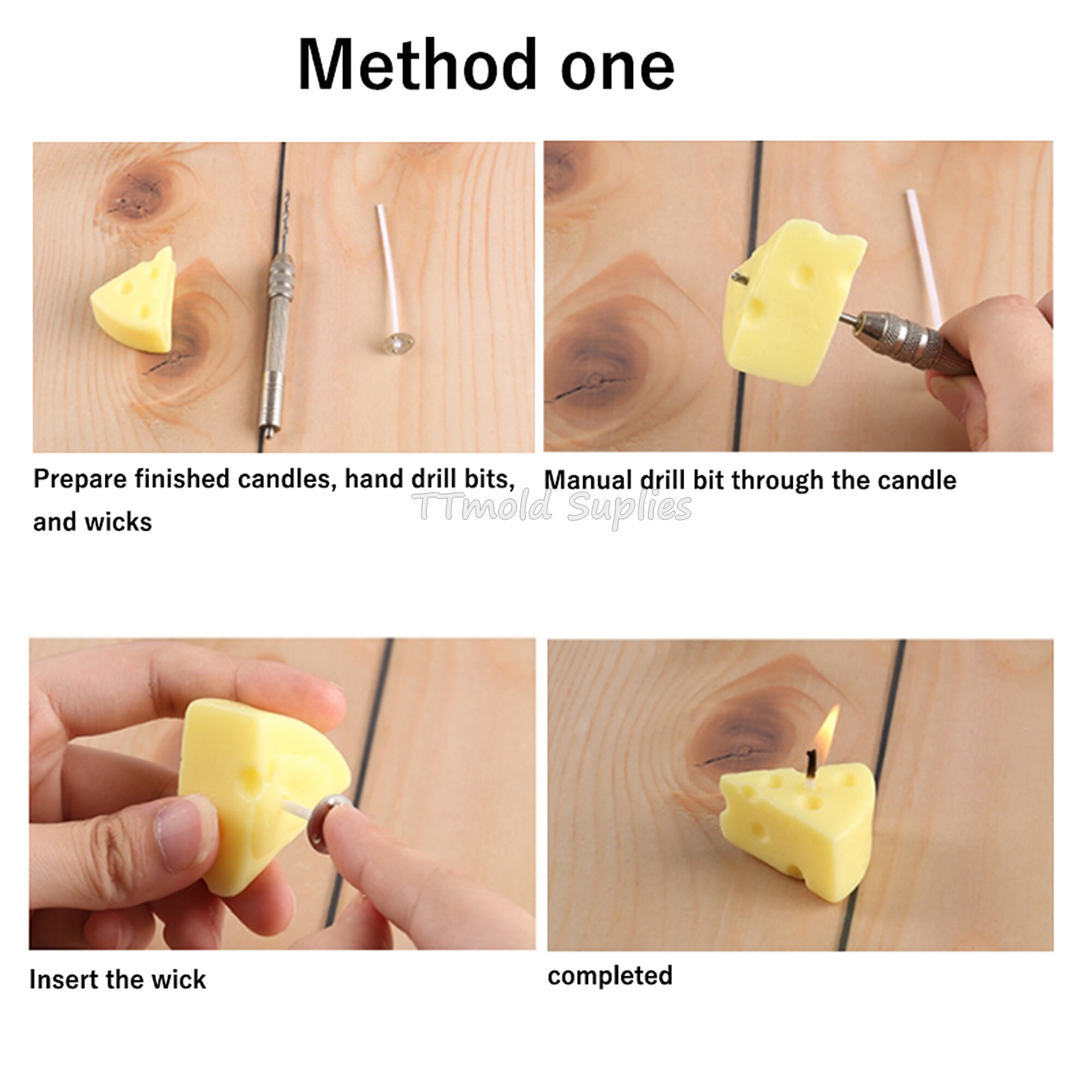 Perforated Drill Bit Diy Candle Wick 