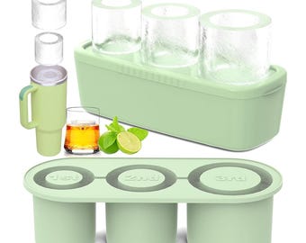 Round Ice Cube Silicone Mold with Lid