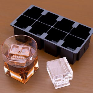 Spoof Skull Whiskey Bar Ice Compartment Silicone Mold With Funnel Skull Ice Maker Silicone Ice Cube Mold