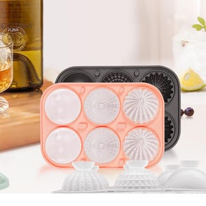 Diamond Cactus Ice Cube Mold: 3-in-1 Sphere Ice Box-Food Grade
