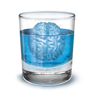 Creative Brain Ice Compartment Ice Box Molds Bar Whiskey Brain Ice Cube Mold