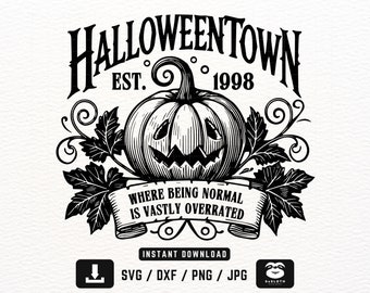 Halloweentown svg, png dxf Files, Halloweentown 1998 png, Halloween png, Halloween Shirt svg, Halloween Pumpkin svg, Instant DOWNLOAD