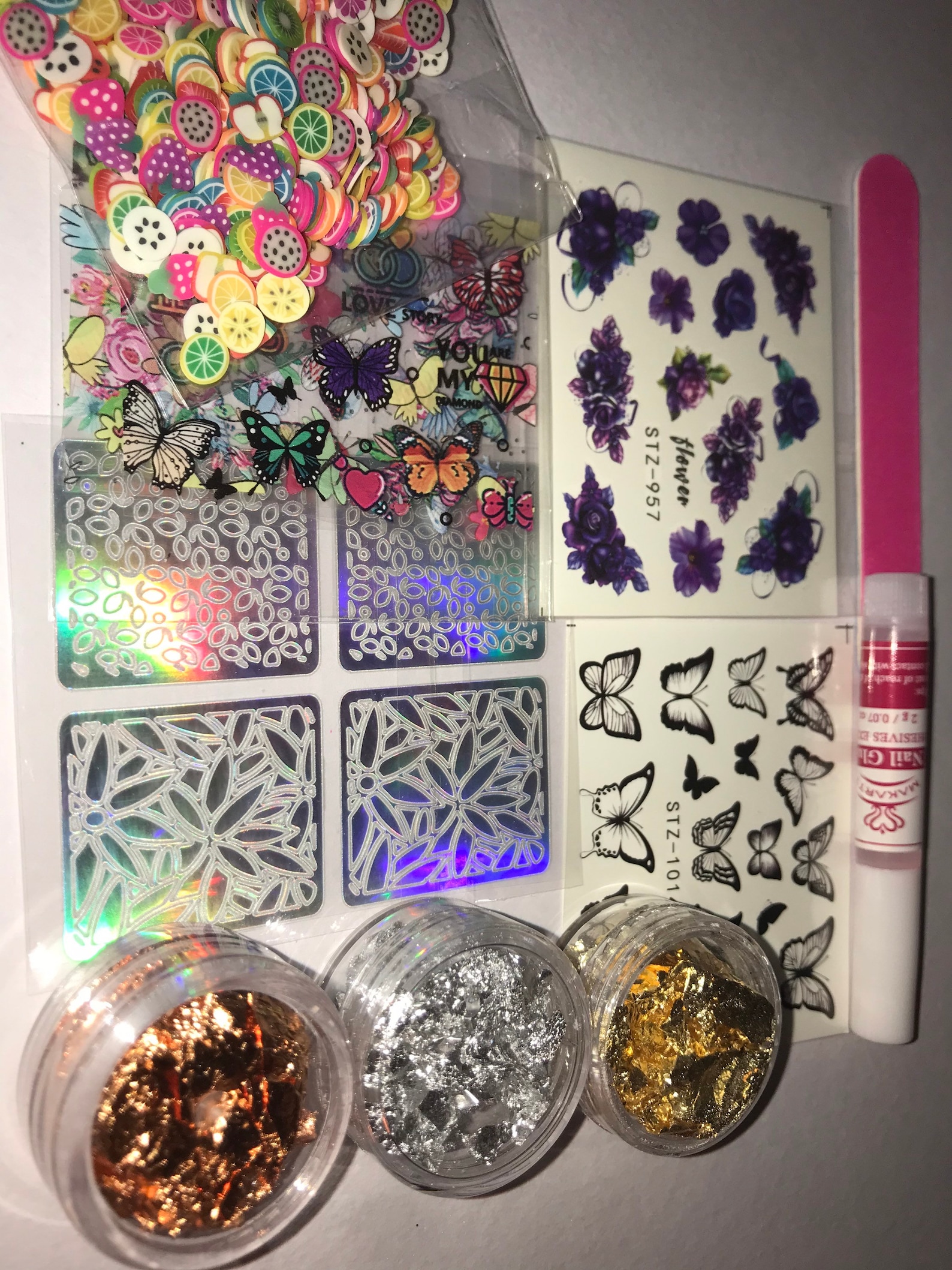 Nail Art Set Kit Bundle | Etsy
