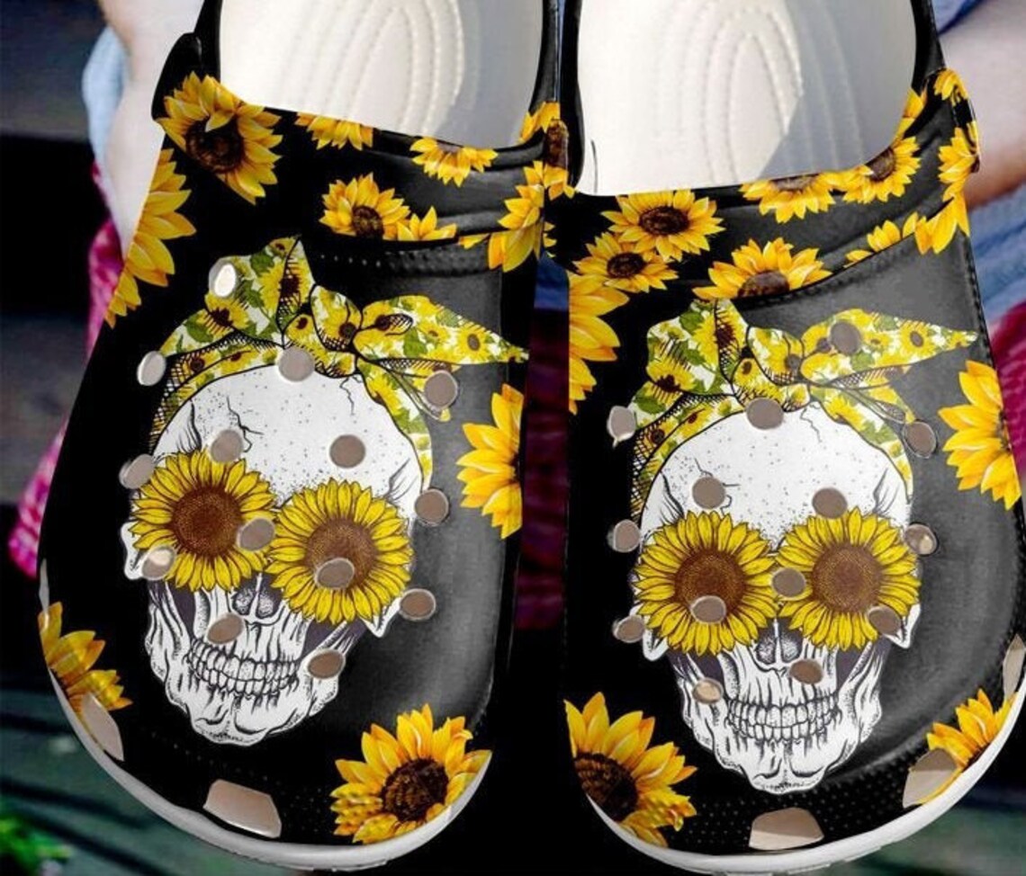 sunflower crocs amazon