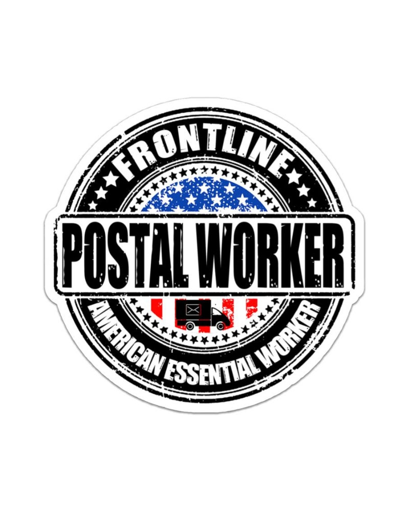 Frontline Postal Worker Sticker 150 Funny Decal Stickers | Etsy