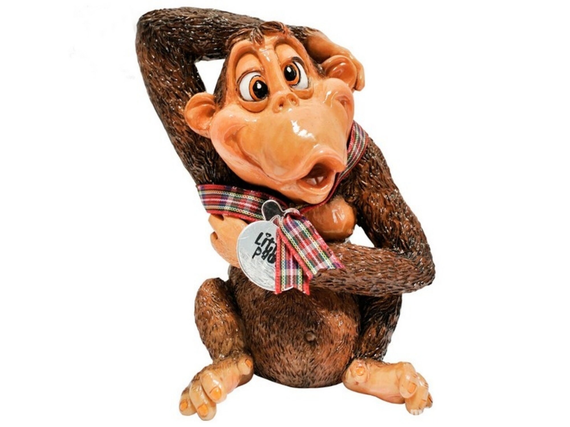 Figurine Monkey Figurine Handmade Animal Figurine Statuette Etsy