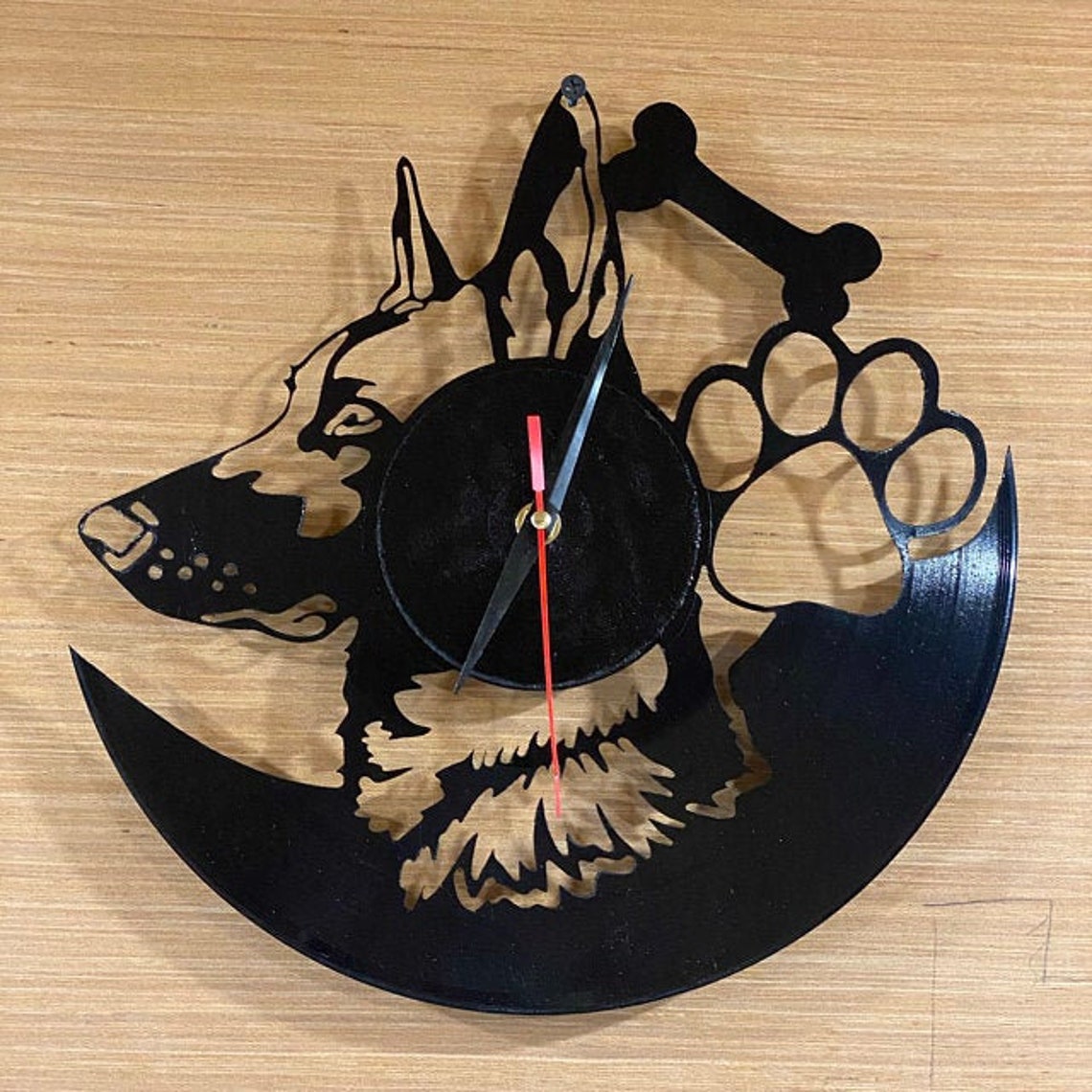 Project Vinyl Clock. Dog. vector cut filevinyl wall | Etsy