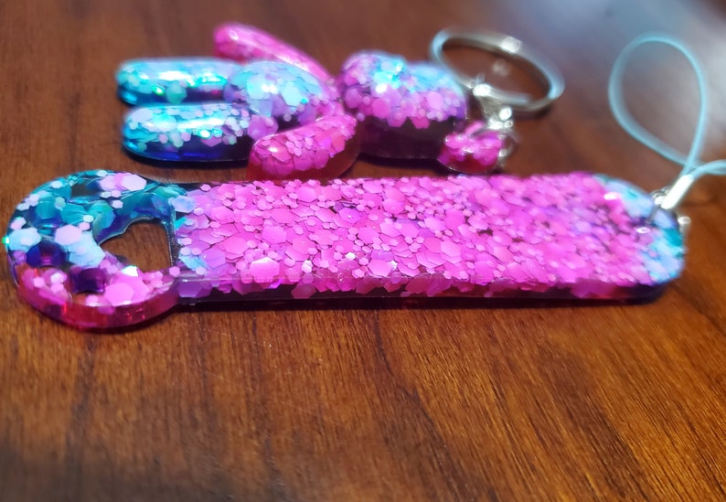 Bear Key Chain and Kitty Paw Bookmarker Combo