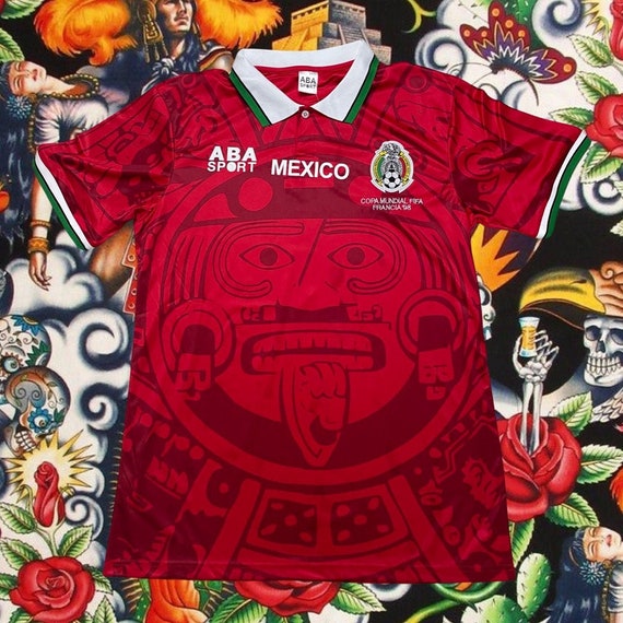 mexico soccer jersey 1998