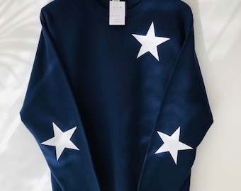 Blue star jumper