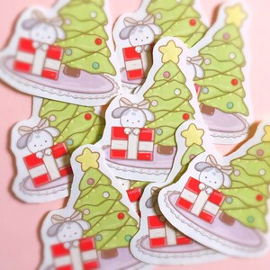 A Very Bunny Christmas Sticker