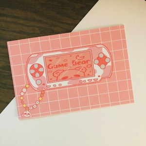Mini impressão artística do console Kawaii | Cartão postal