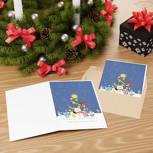 Felices fiestas Tarjeta de Navidad BT21
