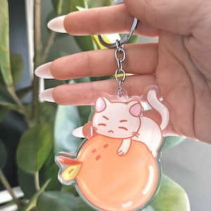 Yoongi Keychain, Cute Young Cat Acrylic Charm, Stylish Bag Accessory, Perfect Fan Gift