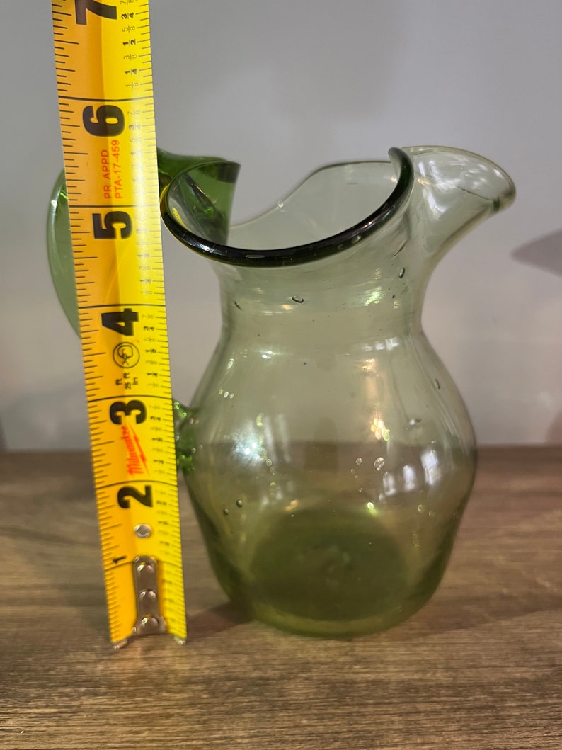 Vintage Blenko Hand Blown Pitcher - Etsy