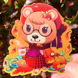 Animal Crossing Automne Érable Sticker
