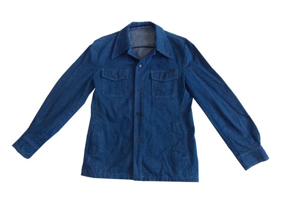 1970 French vintage jeans shirt jacket Willy dead