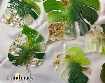 Sous-verre feuille de monstera panaché