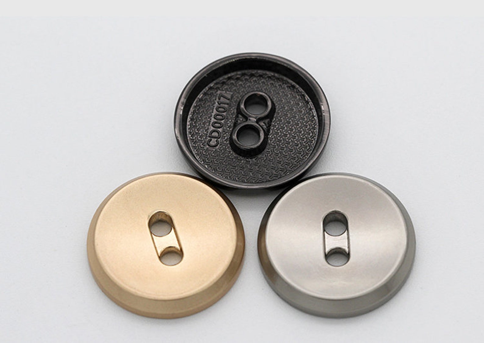 3PCS Round Metal Buttons Coat Fastener Studs SewingB2 Etsy