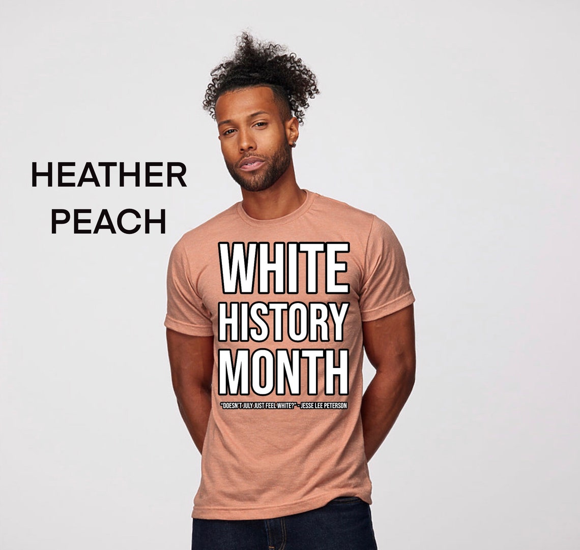 The Official White History Month Tshirt by BOND Etsy
