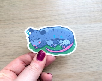Mama Opossum Sticker