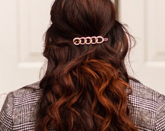Luxury Gold Metal Long Tassel Punk Head Chain Hair Jewelry For