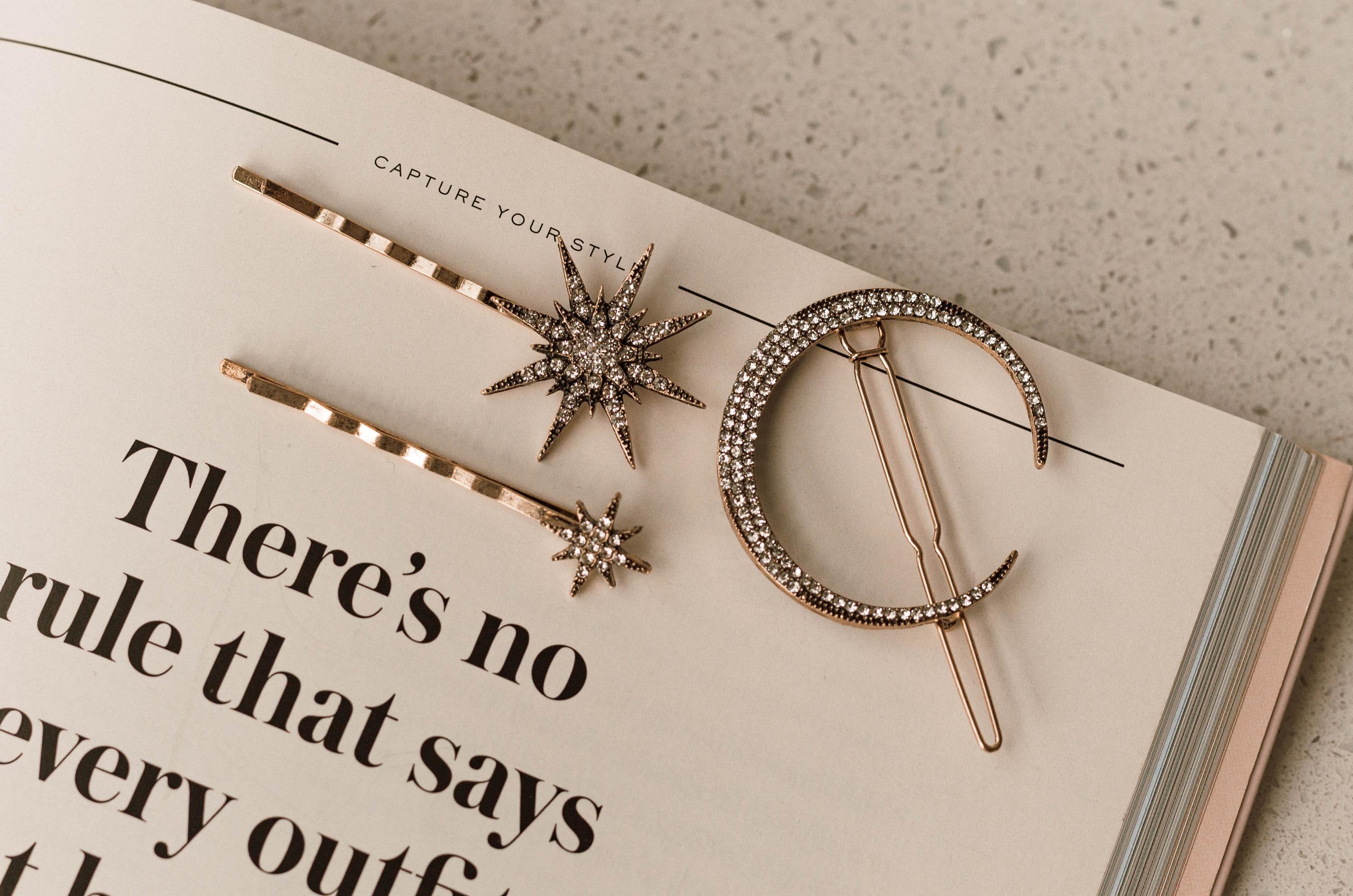 THE CENTAUR★人気★THE CENTAUR PAPERCLIP HAIR PIN [GOLD] Amazon.com : HINZIC Hair Pin, 6Pcs Vintage Cluster Star
