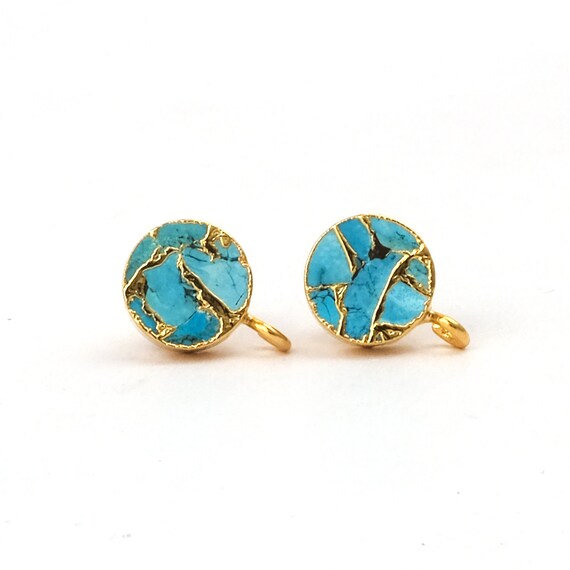 Original Mohave Copper turquoise Earrings Jewellery Earrings Chandelier Earrings 