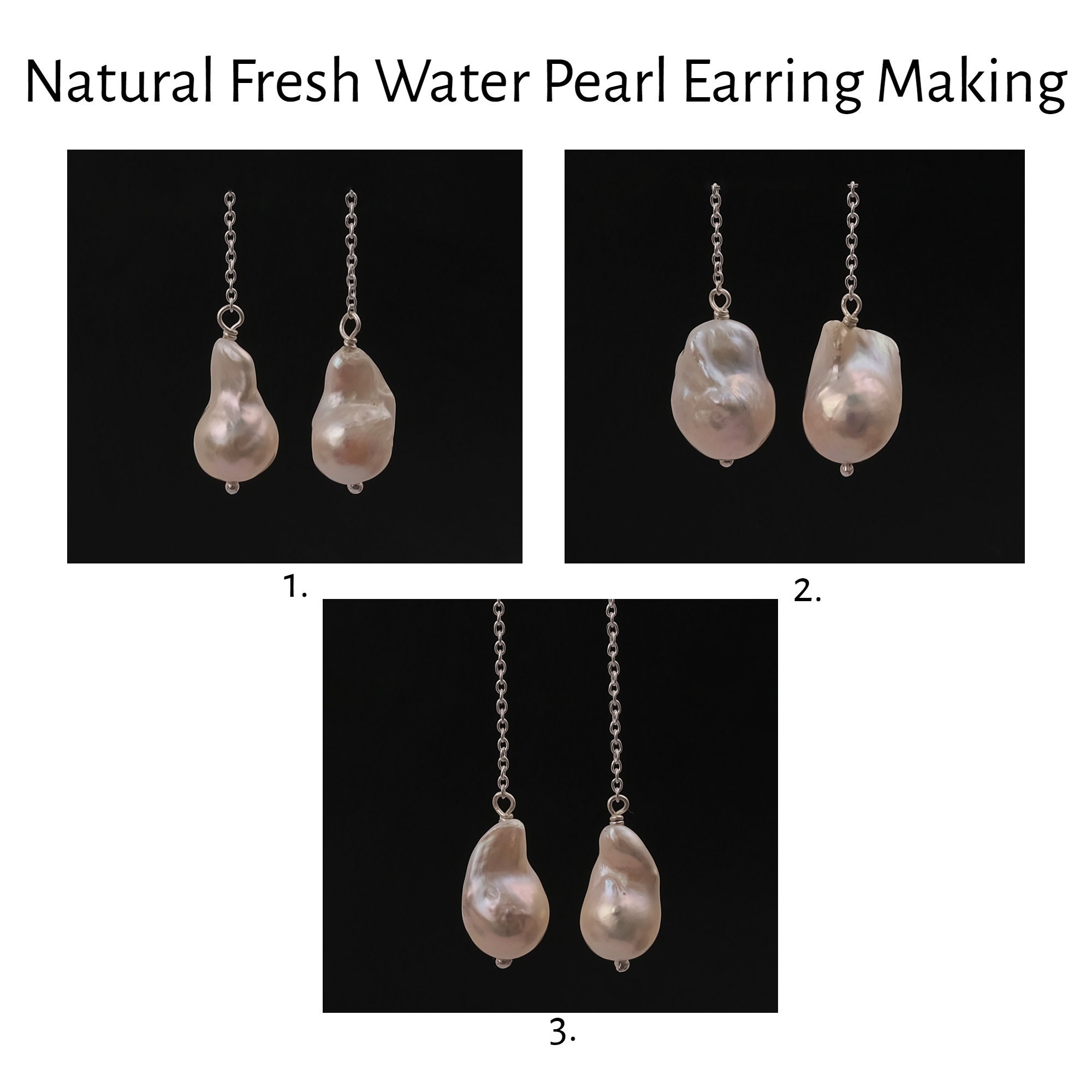 Fresh Water Pearl Earrings 14k | 14k Gold Filled Earrings Stud - 14k Gold  Natural - Aliexpress