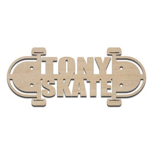 Skateboard Wall Sign, Bedroom Door Sign, Boy Room Decor, Nursery Room Decor, Girl Room Decor, Skate Girl