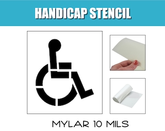 Handicap Stencil - Multiple uses