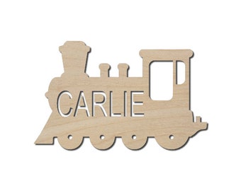 Locomotive - Train Name Wall Decoration (Wood)