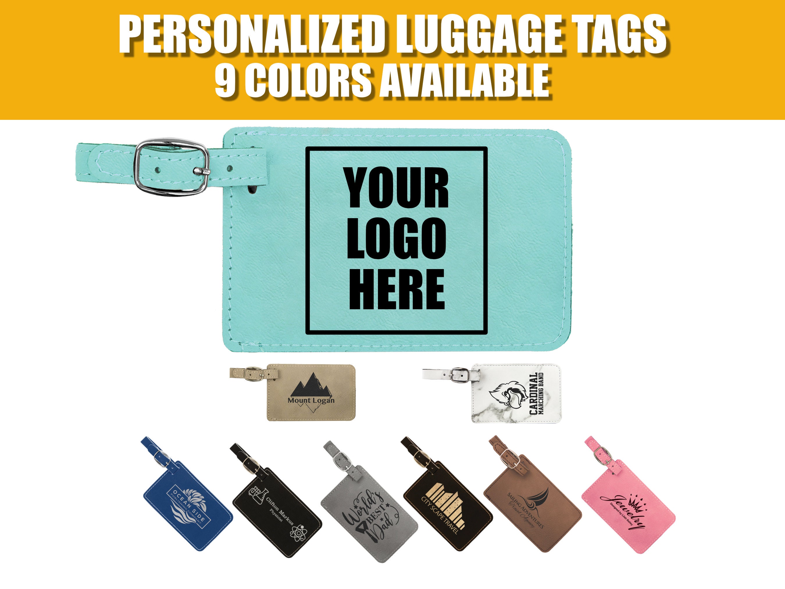 Personalized Europe Luggage Tag-Your destination with your name