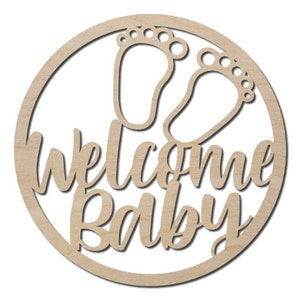 Welcome Baby, Baby Shower Sign, Pregnancy Gift, Baby Shower Gift, Baby Boy, Baby Girl, New Baby, Baby Shower Decor