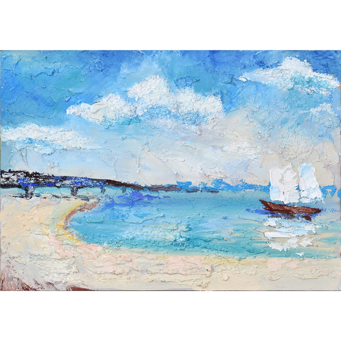 Bridge Painting Virginia Beach Art Original Art Oil Painting Etsy