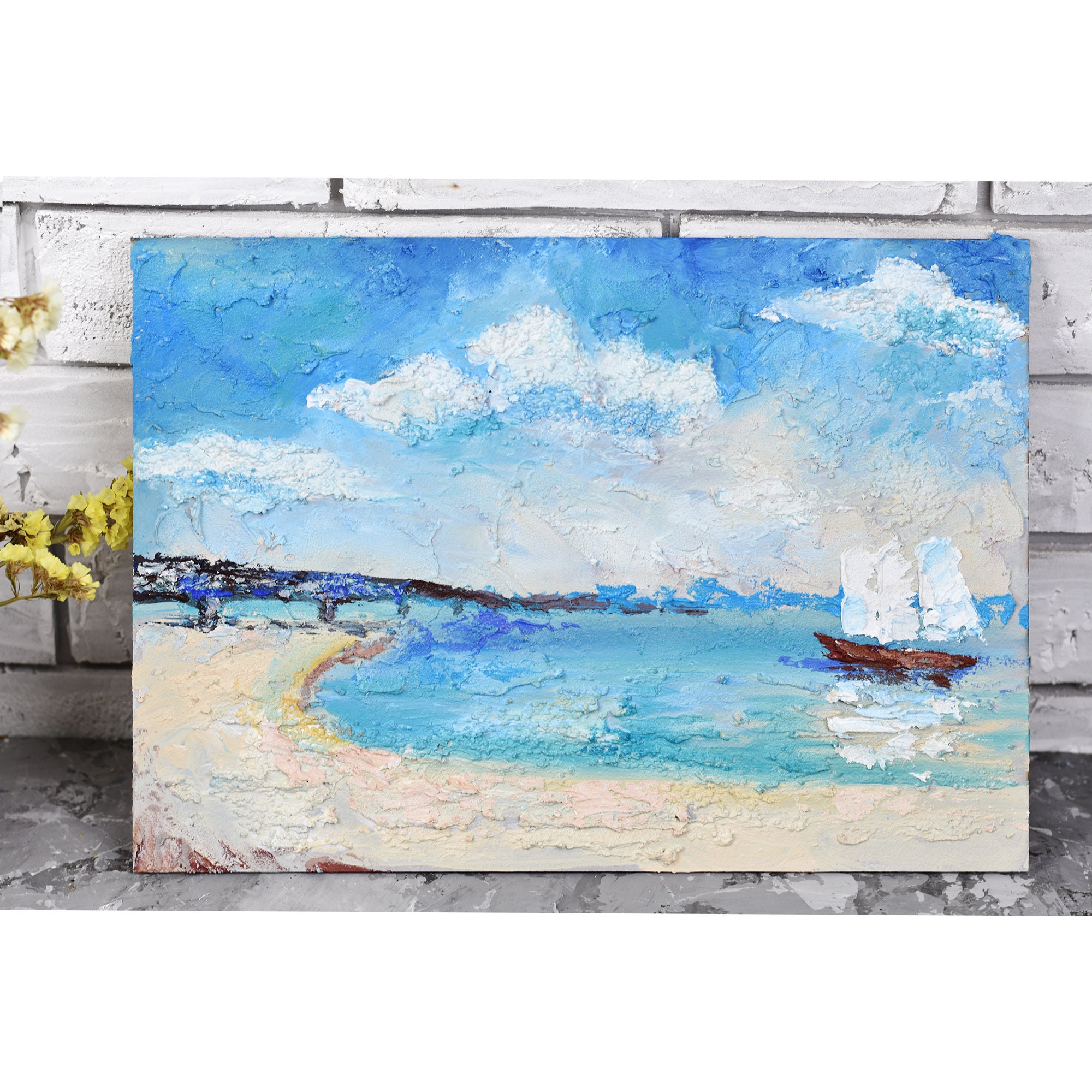 Bridge Painting Virginia Beach Art Original Art Oil Painting Etsy