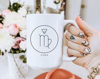 Virgo Zodiac Mug: Celestial Astrology Gift