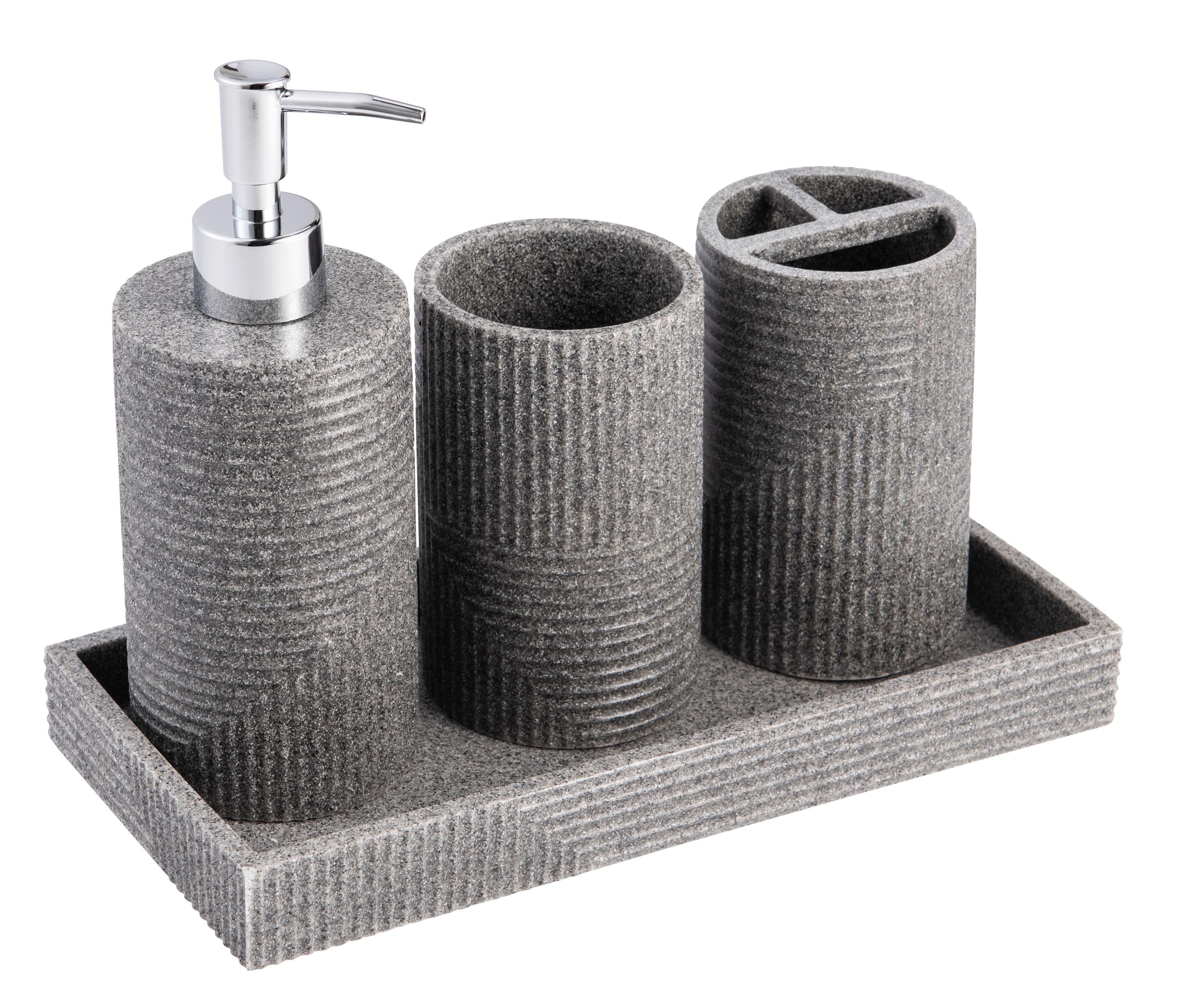 Modern Bathroom Accessory Set Silver Bathroom Accessories Hardware