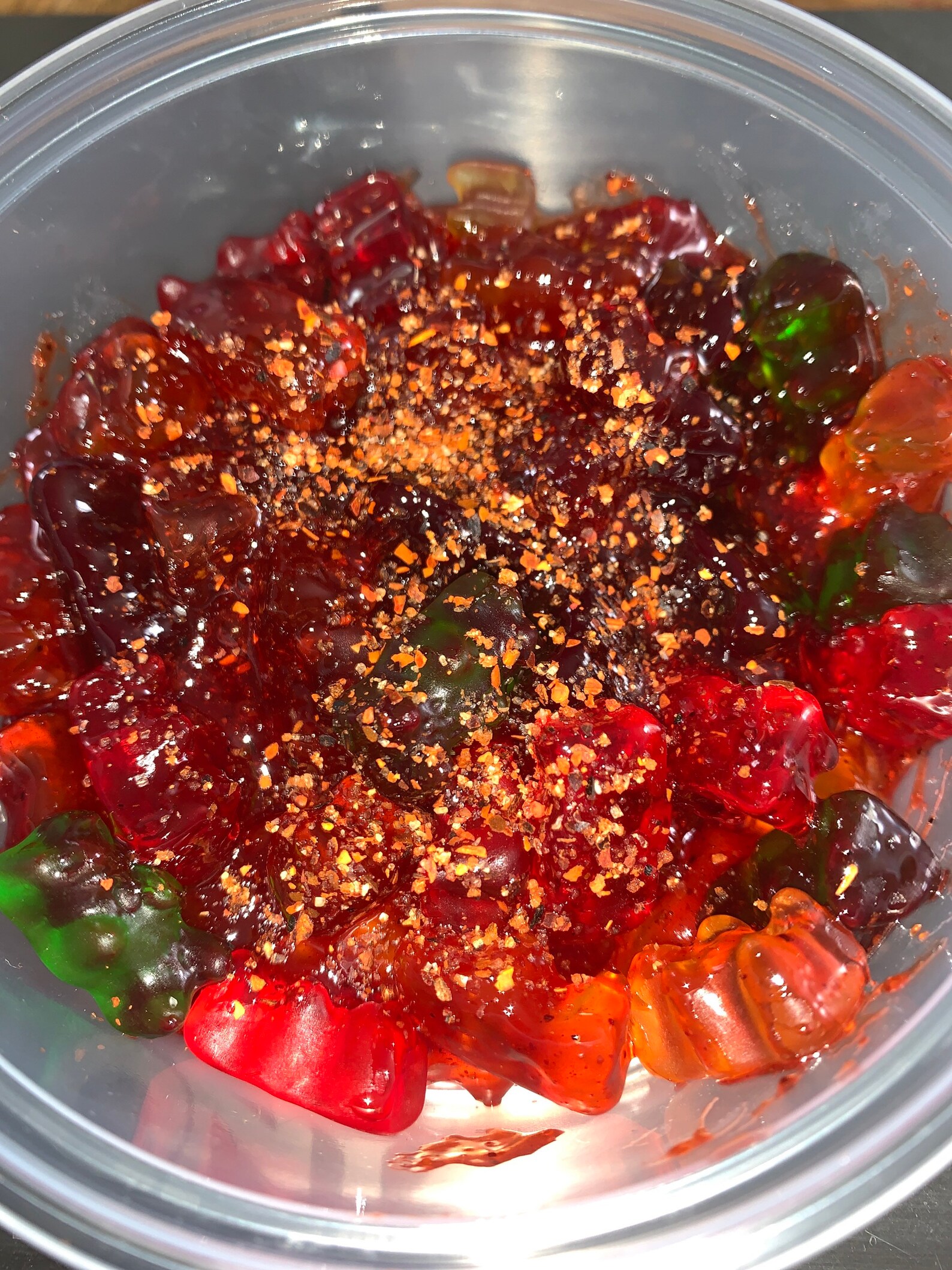 Spicy Chamoy Gummy bears / dulces enchilados Etsy