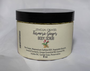 Gommage corporel au curcuma et au gingembre : gommage au sucre exfoliant
