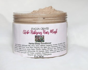 Chebe Hibiscus Hair Mask, Herbal Deep Conditioner, Treatment